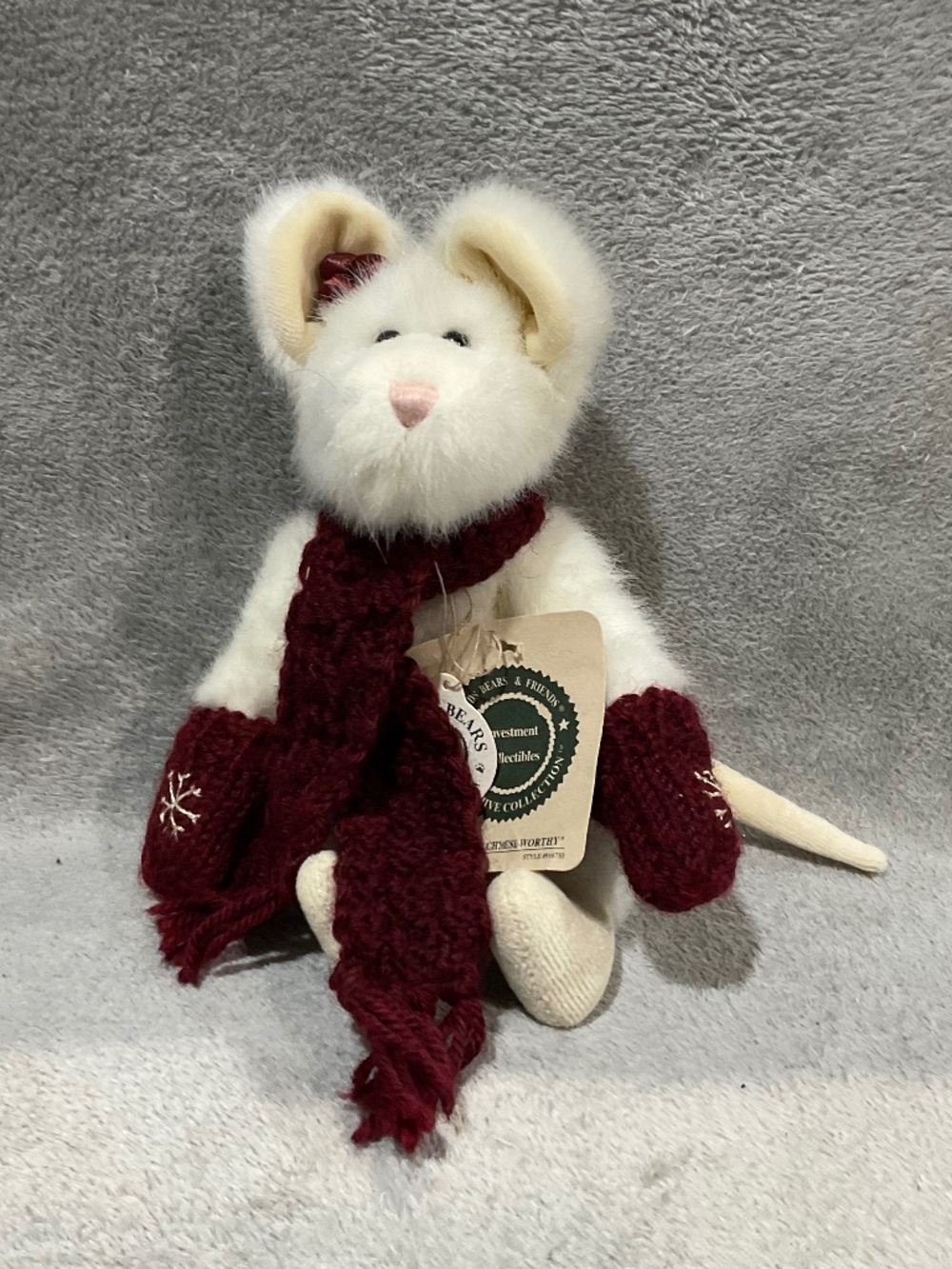 Boyd bears investment collectibles plush mouse Chutney Cheeseworthy the mouse